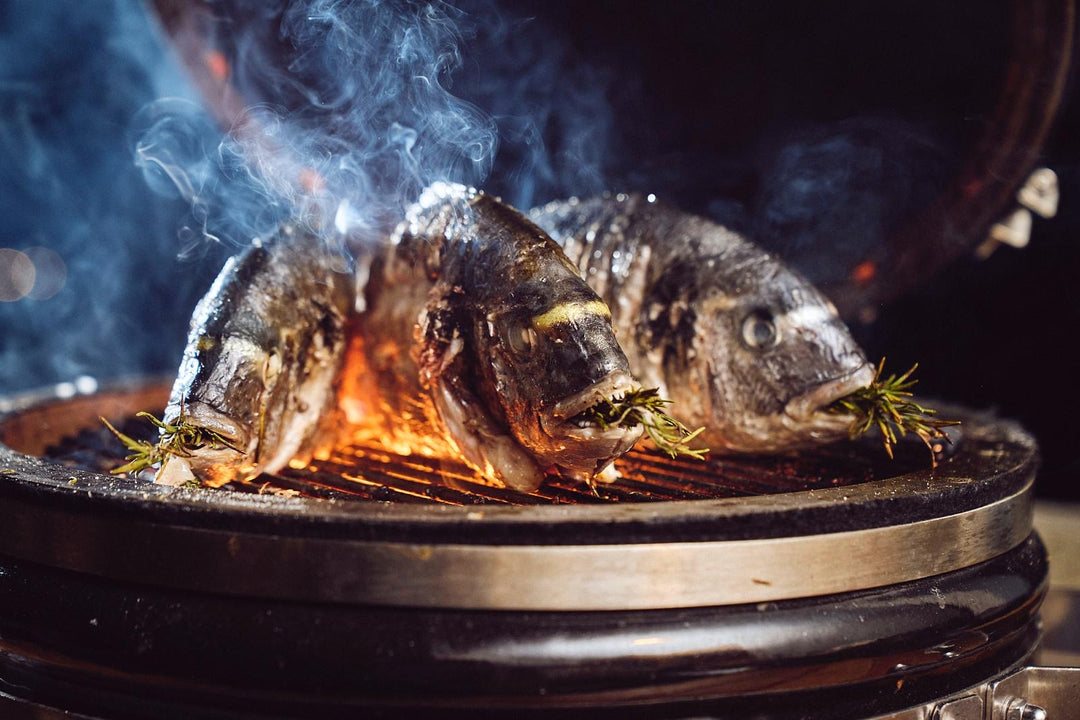 Kamado mobil "Icon", Keramikgrill, B 53 cm x H 50 cm, 30 kg, 33 cm Grillrost