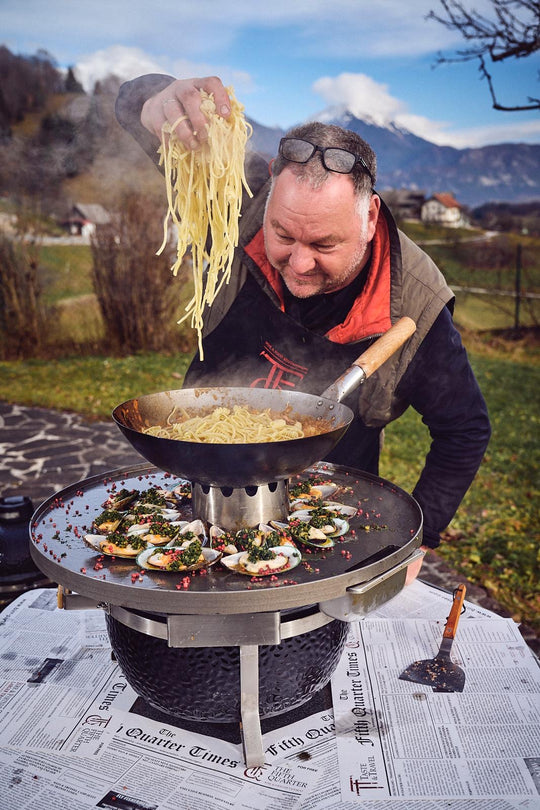 Zubehör "Wok" für Kamado-Grill, B 36 cm x L 36 cm