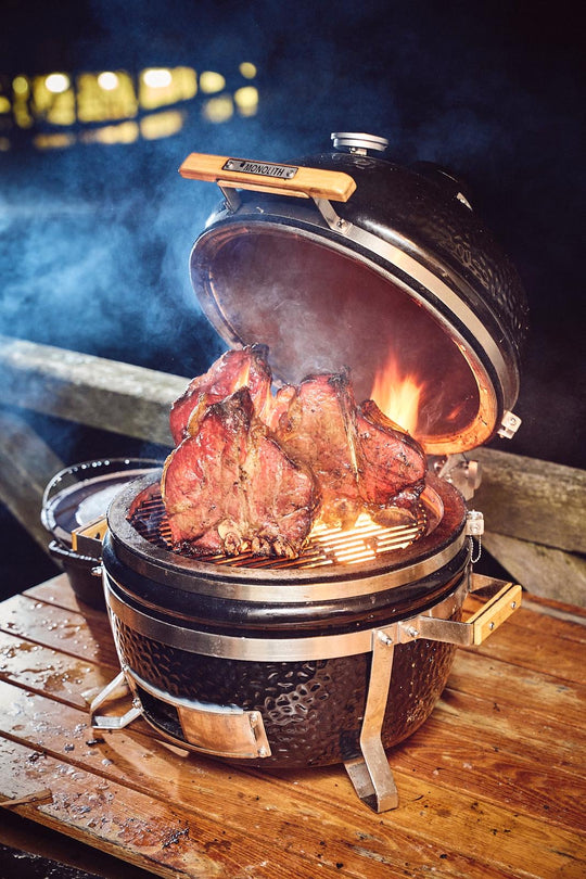 Kamado mobil "Icon", Keramikgrill, B 53 cm x H 50 cm, 30 kg, 33 cm Grillrost