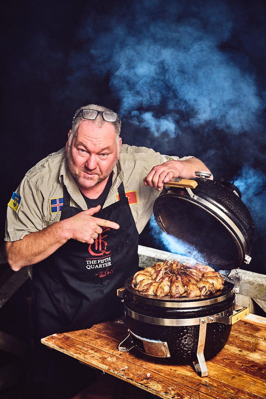 Kamado mobil "Icon", Keramikgrill, B 53 cm x H 50 cm, 30 kg, 33 cm Grillrost
