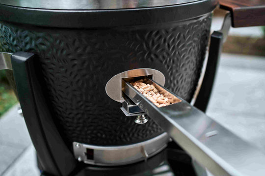 Kamado "Avantgard", Keramikgrill, B 135 cm x H 129 cm, 165 kg, 52 cm Grillrost, inkl. Fahrgestell & Seitentische