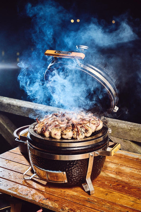 Kamado mobil "Icon", Keramikgrill, B 53 cm x H 50 cm, 30 kg, 33 cm Grillrost