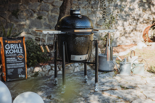 Kamado "Classic", Keramikgrill, B 55 cm x H 78 cm, 85 kg, 44 cm Grillrost