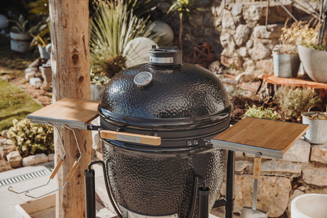 Kamado "Le Chef", Keramikgrill, B 72 cm x H 85 cm, 140 kg, 52 cm Grillrost