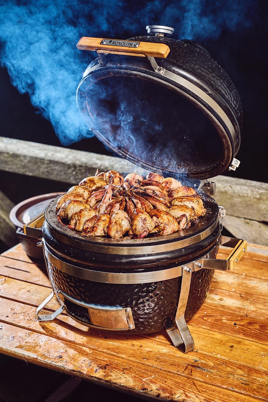 Kamado mobil "Icon", Keramikgrill, B 53 cm x H 50 cm, 30 kg, 33 cm Grillrost